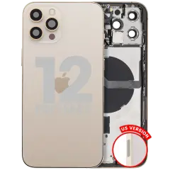 Back Housing W/ Small Parts (US Version) (Used OEM Pull: Grade B) (Gold)