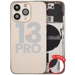 Back Housing W/ Small Parts (US Version) (Used OEM Pull: Grade B) (Gold)