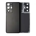 Back Cover Glass With Camera Lens  (Phantom Black)