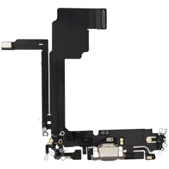 Charging Port Flex Cable Max (Used OEM Pull) (Natural Titanium)