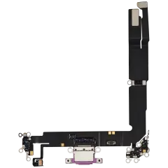 Charging Port Flex Cable (Used OEM Pull) (Pink)