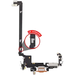 Charging Port Flex Cable (Used OEM Pull) (US Version) (Cosmic Orange)