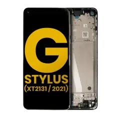LCD Assembly With Frame Moto G Stylus 5G (XT2131 / 2021) (Refurbished) (Cosmic Emerald)